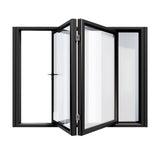 Aluminum folding windows