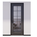 Aluminium French Lattice Casement Door