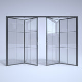 Aluminum folding doors