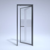 Aluminum casement doors